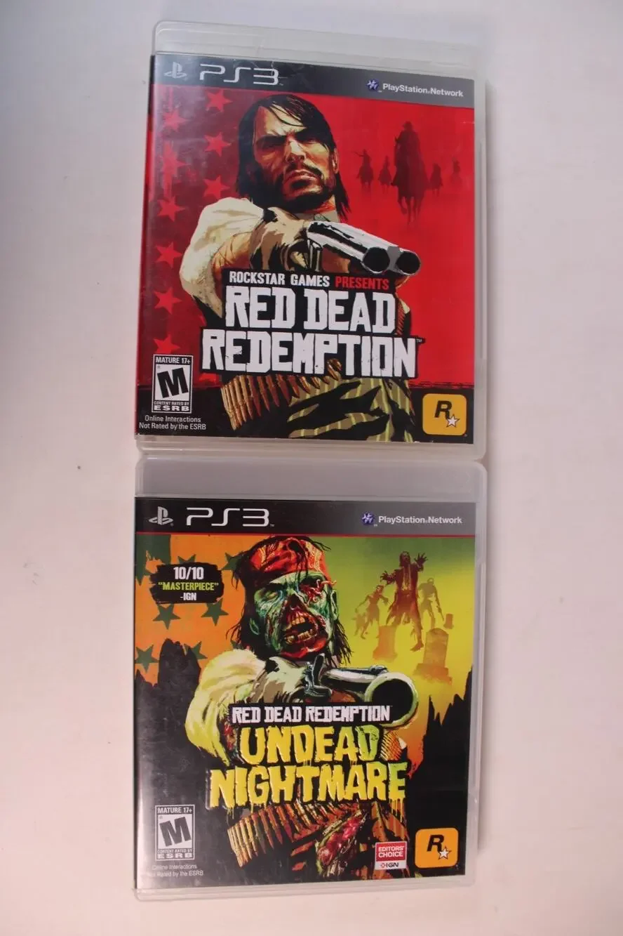 2 games: Red Dead Redemption + Undead Nightmare (Sony PlayStation 3) complete